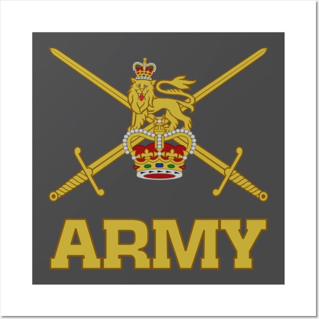 British Army logo Wall Art by bumblethebee